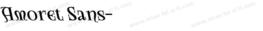 Amoret Sans字体转换